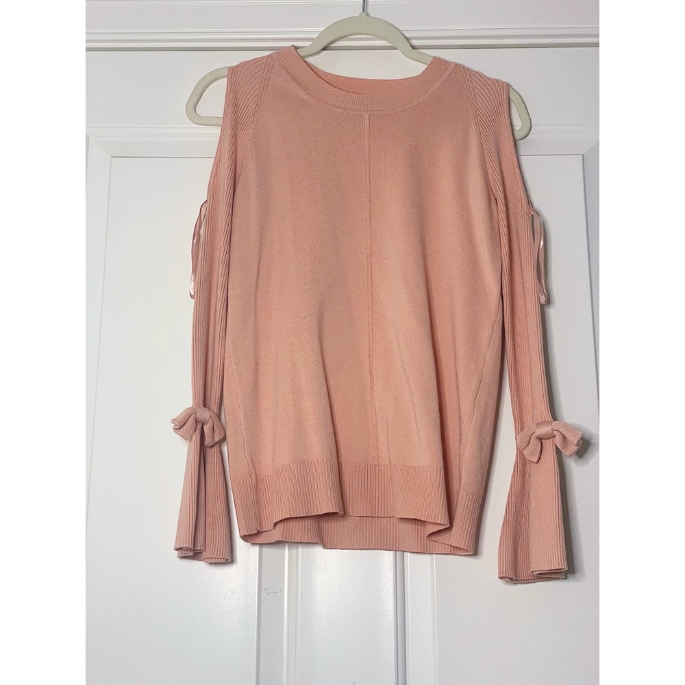 Karl Lagerfeld Cold Shoulder Sweater